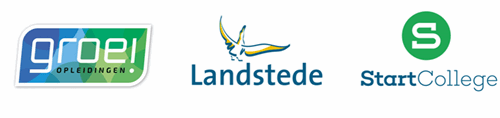 Logo's adult education part of Landstede Group